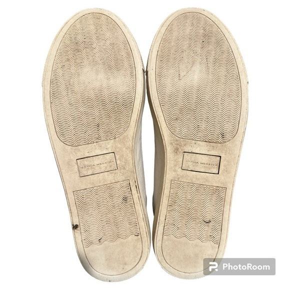 Sophia Webster Leather Sneakers Sz 39.5 - Picture 2 of 4